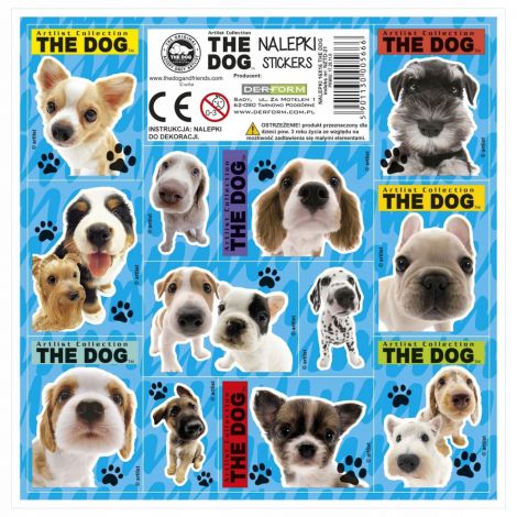Naklejki Derform 16x16 The Dog - 2
